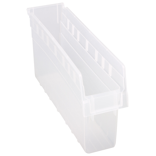 Bacs pour &eacute;tag&egrave;re Store-Max, 4-3/8" la x 8" H x 17-7/8" p, Transparent, Capacit&eacute; 56 lb Toolneeds Inc.