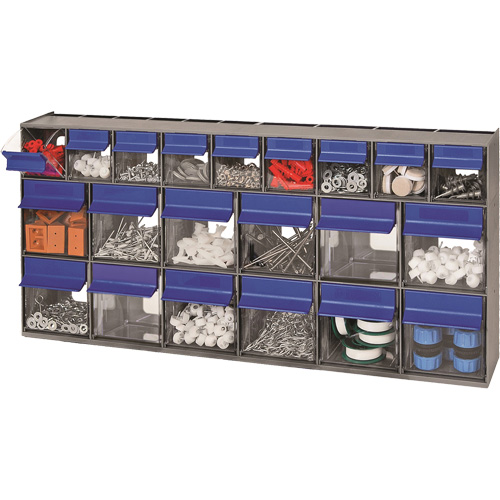 Compartiments pour bacs inclinables, 23-5/8" la x 3-5/8" p x 11-1/6" h, 21 tiroirs Toolneeds Inc.