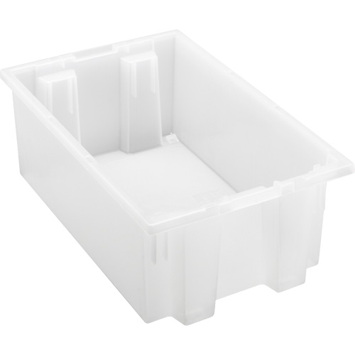 Contenant robuste Stack & Nest, 6" x 11" x 18", Transparent Toolneeds Inc.