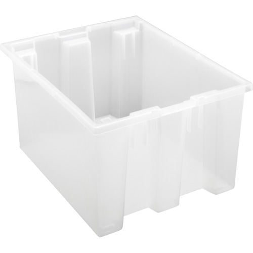 Contenant robuste Stack & Nest, 10" x 15,5" x 19,5", Transparent Toolneeds Inc.