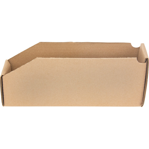 Deep Corrugated Parts Bins, 2-7/8" W x 11-1/4" D x 4-1/2" H, Beige Toolneeds Inc.