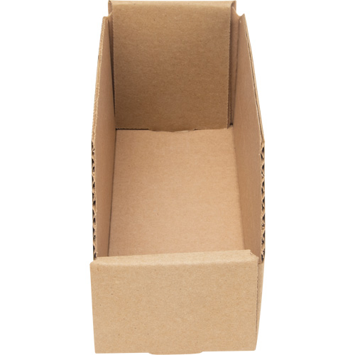 Boîtes profondes en carton ondul&eacute;, 3-3/4" la x 11-1/4" p x 4-1/2" h, Beige Toolneeds Inc.