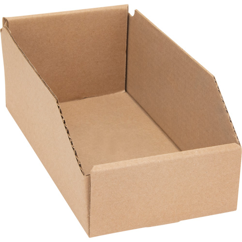 Deep Corrugated Parts Bins, 5-3/4" W x 11-1/4" D x 4-1/2" H, Beige Toolneeds Inc.