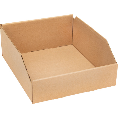 Deep Corrugated Parts Bins, 11-3/4" W x 11-1/4" D x 4-1/2" H, Beige Toolneeds Inc.