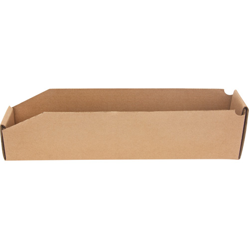 Deep Corrugated Parts Bins, 1-7/8" W x 17-1/8" D x 4-1/2" H, Beige Toolneeds Inc.