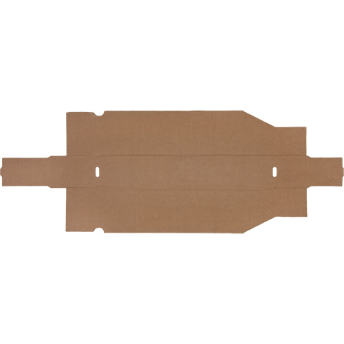 Deep Corrugated Parts Bins, 1-7/8" W x 17-1/8" D x 4-1/2" H, Beige Toolneeds Inc.