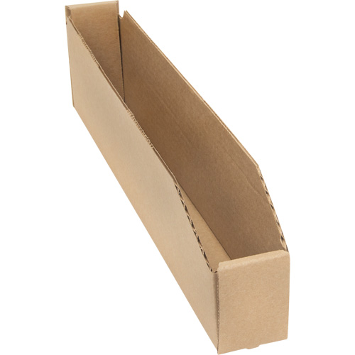 Deep Corrugated Parts Bins, 2-7/8" W x 17-1/4" D x 4-1/2" H, Beige Toolneeds Inc.