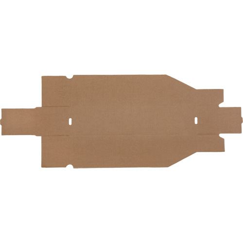 Boîtes profondes en carton ondul&eacute;, 3-3/4" la x 17-1/4" p x 4-1/2" h, Beige Toolneeds Inc.