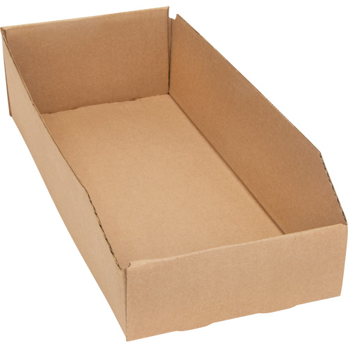 Deep Corrugated Parts Bins, 7-3/4" W x 17-1/4" D x 4-1/2" H, Beige Toolneeds Inc.
