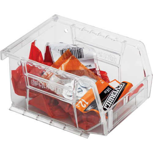 Crystal Clear Ultra Bins, 4-1/8" W x 3" H x 5-3/8" D, Clear Toolneeds Inc.