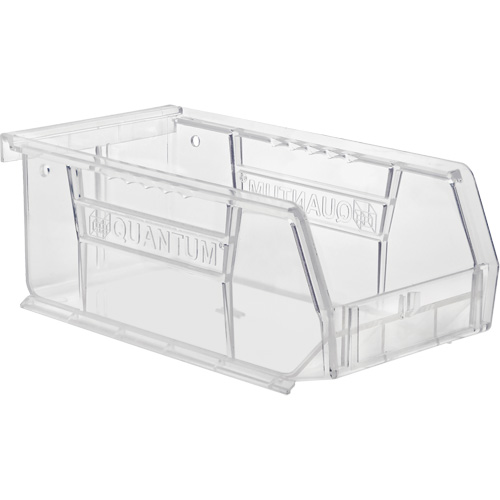 Crystal Clear Ultra Bins, 4-1/8" W x 3" H x 7-3/8" D, Clear Toolneeds Inc.