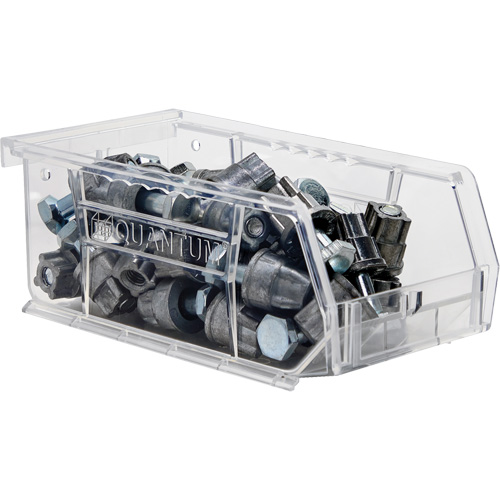 Crystal Clear Ultra Bins, 4-1/8" W x 3" H x 7-3/8" D, Clear Toolneeds Inc.