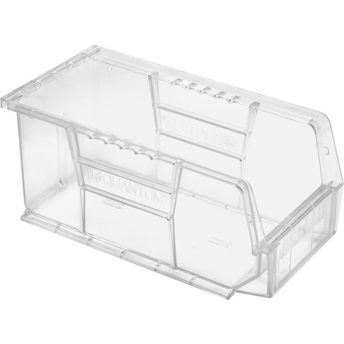 Crystal Clear Ultra Bins, 5-1/2" W x 5" H x 10-7/8" D, Clear Toolneeds Inc.