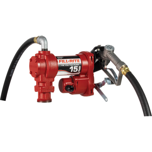 AC Utility Rotary Vane Pumps with Nozzle, 115 V, 15 GPM Toolneeds Inc.