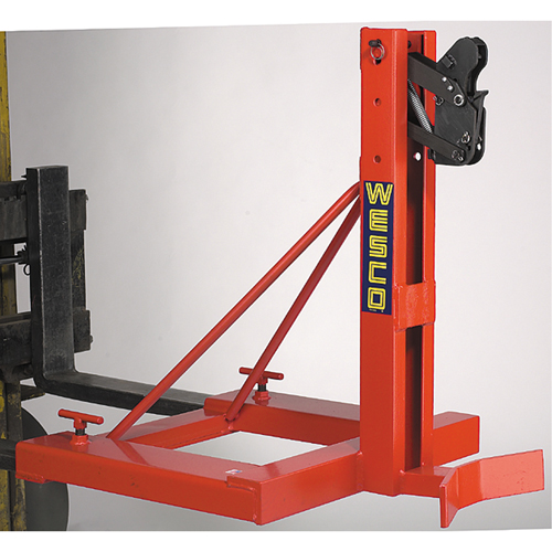 Gator Grip Forklift Attachment for Drum Handling, For 30 US Gal. (25 Imperial Gal.) / 50 US Gal. (41.6 Imperial Gal.) / 80 US Gal. (66.6 Imperial Gal.) Toolneeds Inc.