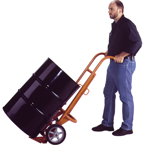 Chariots ergonomiques pour baril, Fabriqu&eacute; en Acier, 55 - 85 gal. US (45 - 70 gal. imp.) Toolneeds Inc.