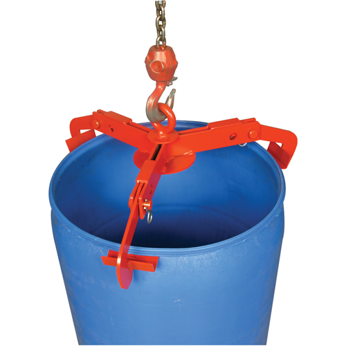 Open Head Drum Lifters, 30 - 55 US Gal. (25 - 45 Imperial Gal.), 1000 lbs./454 kg. Cap. Toolneeds Inc.