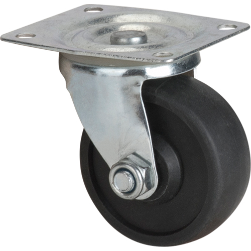 Caster, Swivel, 3" (76 mm), Polyolefin, 250 lbs. (113 kg.) Toolneeds Inc.