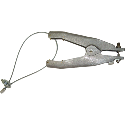 Prise de masse statique (s&eacute;rie GAT), Corps en Aluminium coul&eacute;, Pointe style cuvette en Laiton, 2 pointes style cuvette isol&eacute;es Configuration, 1-1/4" Ouverture max. Toolneeds Inc.