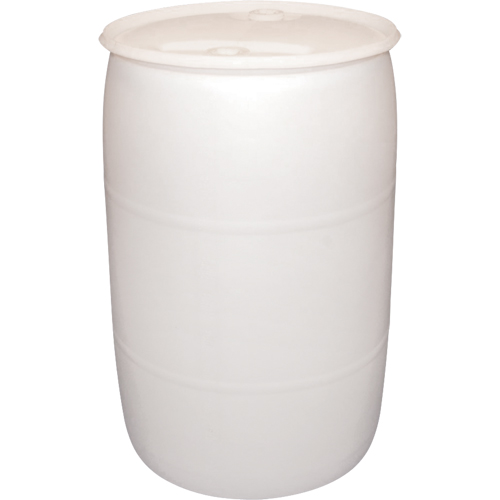 Polyethylene Drums, 55 US gal (45 imp. gal.), Closed Top, Natural Toolneeds Inc.