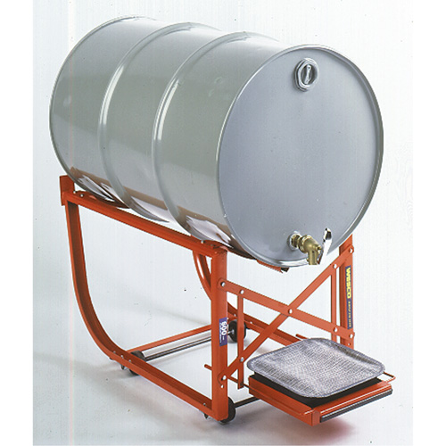 Support de baril avec plateau d'&eacute;gouttage, Capacit&eacute; de 55 gal. US (45 gal. imp.), Charge max. de 600 lb/272 kg Toolneeds Inc.