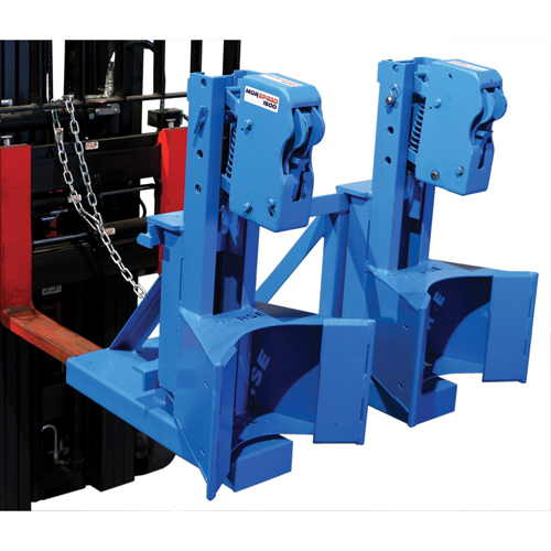 MORSPEED 1500 Forklift Drum Handler, For 55 US gal. (45 Imperial Gal.) Toolneeds Inc.