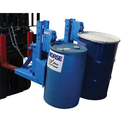 MORSPEED 1500 Forklift Drum Handler, For 55 US gal. (45 Imperial Gal.) Toolneeds Inc.