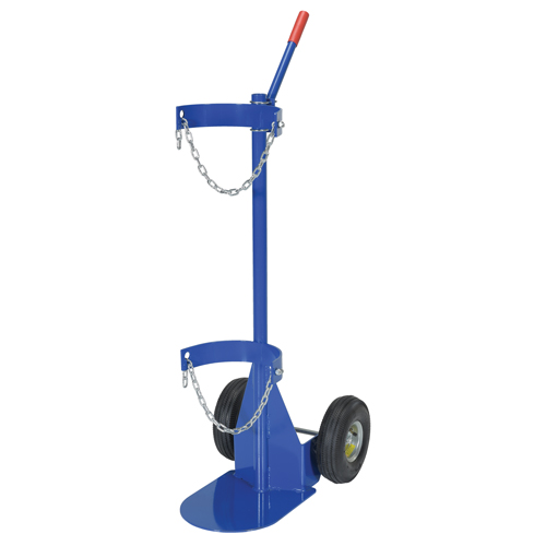 Chariot pour bouteille de gaz, Roues Pneumatique, Base de 12" la x 15-1/2" lo, 500 lb Toolneeds Inc.