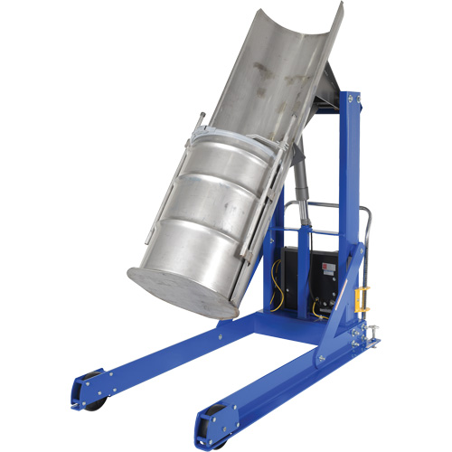 Portable Hydraulic Drum Dumper, For 30 - 55 US Gal. (25 - 45.8 Imperial Gal.) Toolneeds Inc.
