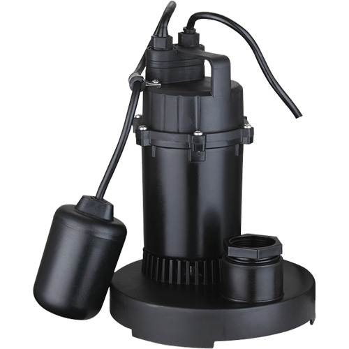 Thermoplastic Submersible Sump Pump, 2560 GPH, 115 V, 4.6 A, 1/3 HP Toolneeds Inc.