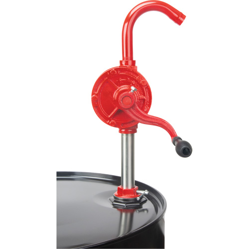 Rotary Type Drum Pump, Cast Iron/Steel, Fits 30-55 Gal., 8 oz./Stroke Toolneeds Inc.