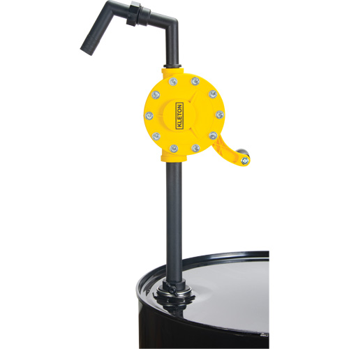 Pompe rotative pour baril, Polypropyl&egrave;ne, Pour capacit&eacute; 15 - 55 gal. US, 8 oz/course Toolneeds Inc.