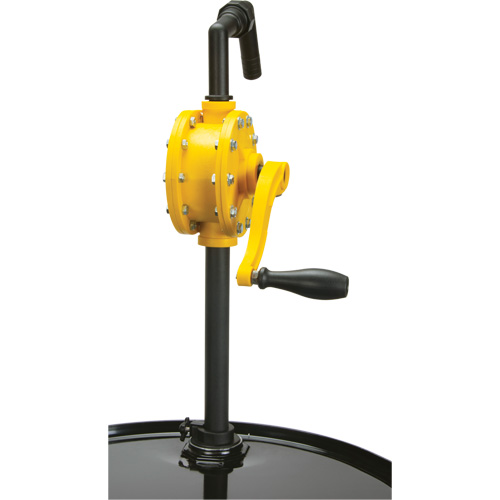 Pompe rotative pour baril, Polypropyl&egrave;ne, Pour capacit&eacute; 15 - 55 gal. US, 8 oz/course Toolneeds Inc.