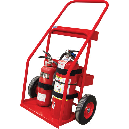Hot Works Fire Prevention Cart, Semi-Pneumatic Wheels, 17.75" W x 8.9" L Base, 100 lbs. Toolneeds Inc.