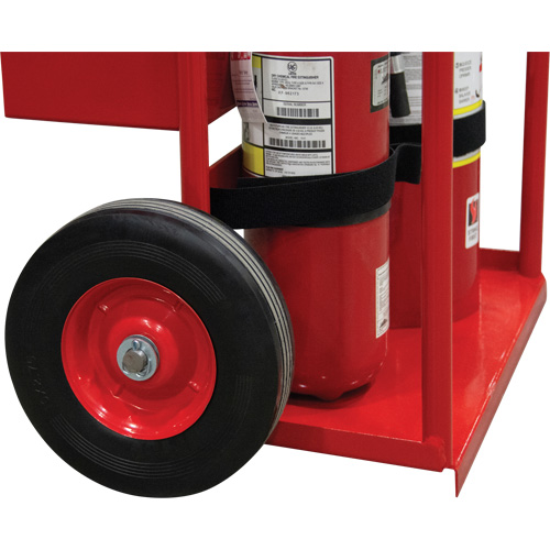 Hot Works Fire Prevention Cart, Semi-Pneumatic Wheels, 17.75" W x 8.9" L Base, 100 lbs. Toolneeds Inc.