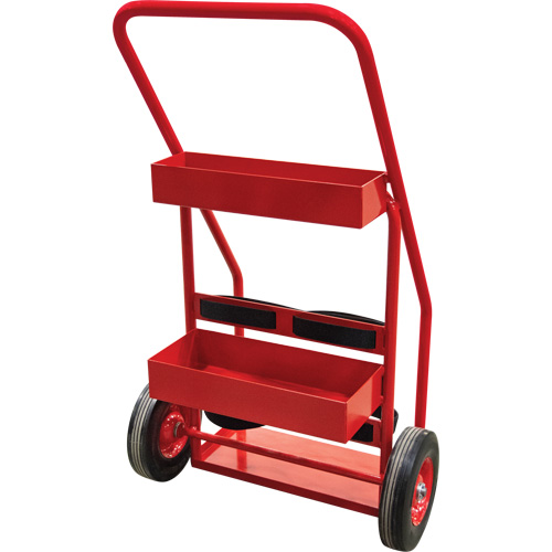 Hot Works Fire Prevention Cart, Semi-Pneumatic Wheels, 17.75" W x 8.9" L Base, 100 lbs. Toolneeds Inc.