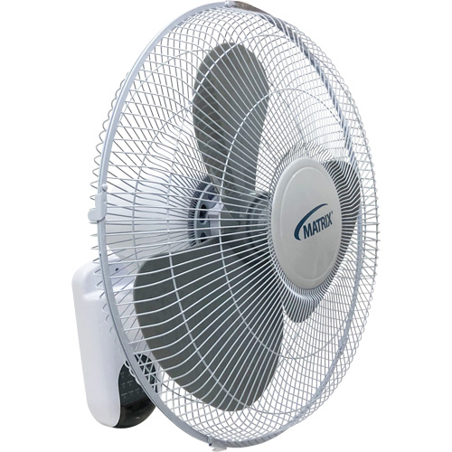 Wall Mount Oscillating Fan, Commercial, 3 Speed, 16" Diameter Toolneeds Inc.