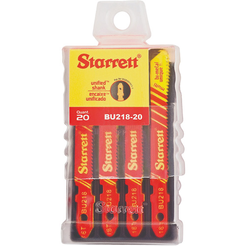 Lames pour scie sauteuse Unified Shank, Bim&eacute;tal, 2" lo, 18 dents par pouce Toolneeds Inc.