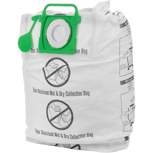 Sacs daspirateur r&eacute;sistants &agrave; la d&eacute;chirure pour les d&eacute;chets humides et secs, 5 - 10 gal. US Toolneeds Inc.