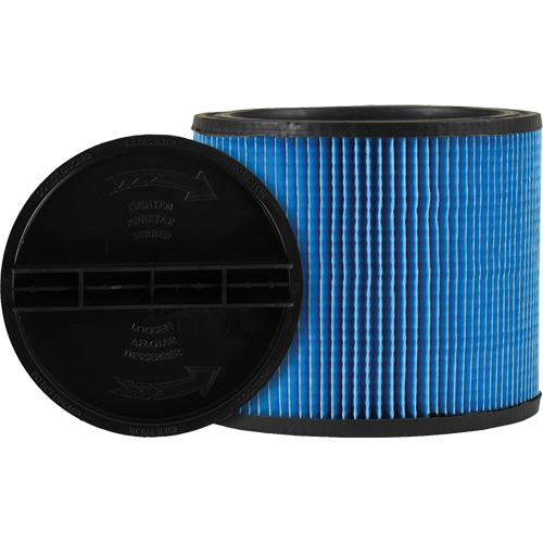 Filtre pour aspirateur Ultra-Web, Cartouche, Pour 5 gal. US Toolneeds Inc.