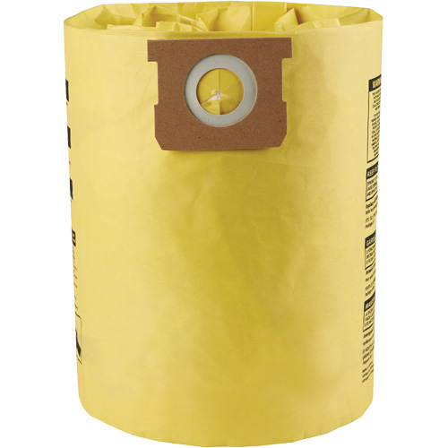 Sacs filtrants pour d&eacute;bris secs jetables &agrave; haute efficacit&eacute; de type I, 10 - 14 gal. US Toolneeds Inc.