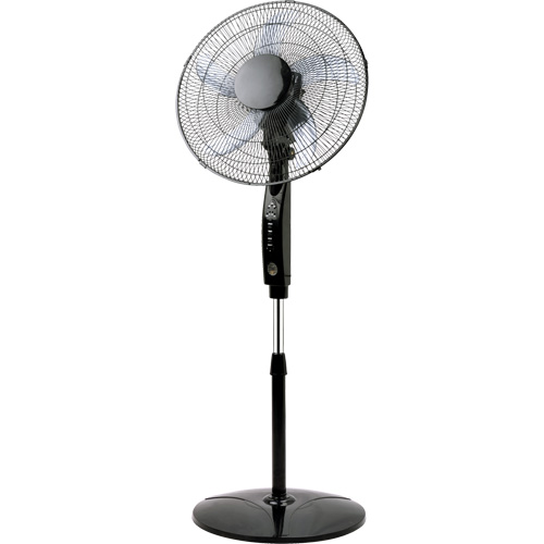 Oscillating Pedestal Fan with Remote Control, Commercial, 3 Speed, 16" Diameter Toolneeds Inc.