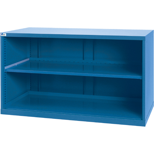 Shelf Cabinets, Steel, 33-1/2" H x 56-1/2" W x 28-1/2" D, Bright blue Toolneeds Inc.