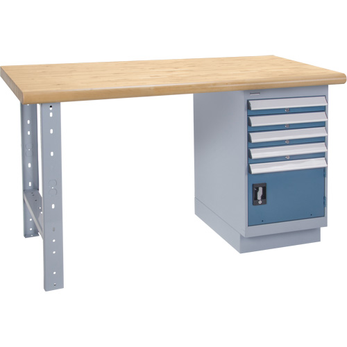 Heavy-Duty Workbench, Door w/ Drawer Combination, 1500 lbs. Cap., 60" W x 36" D, 34" H Toolneeds Inc.