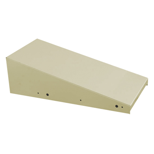 Clean Line Economy Lockers Slope Top, 1 Bank, 18" D x 12" W x 6" H, Beige, Steel Toolneeds Inc.