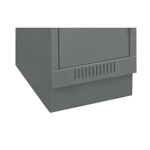 Clean Line Economy Lockers Recessed Base, 1 Banks, 4" H x 12" W x 18" D, Steel Toolneeds Inc.