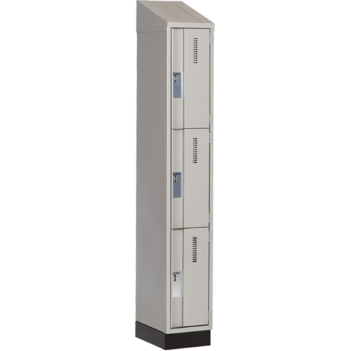 Casiers robustes Concorde, 3 niveaux, 12" x 18" x 82", Acier, Gris, Soud&eacute; (assembl&eacute;) Toolneeds Inc.