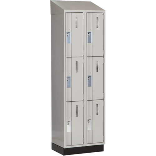 Casiers robustes Concorde, 3 niveaux, Bloc de 2, 24" x 18" x 82", Acier, Gris, Soud&eacute; (assembl&eacute;) Toolneeds Inc.