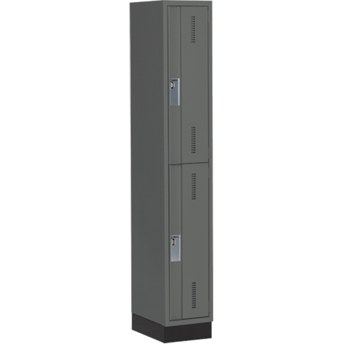 Casiers robustes Concorde, 2 niveaux, 12" x 18" x 76", Acier, Charbon, Soud&eacute; (assembl&eacute;) Toolneeds Inc.