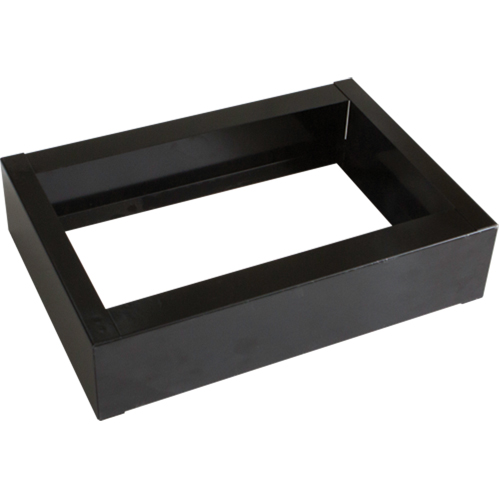 All-Welded Concorde - Heavy-Duty Lockers Recessed Base, 1 Banks, 4" H x 12" W x 17" D, Black, Steel Toolneeds Inc.